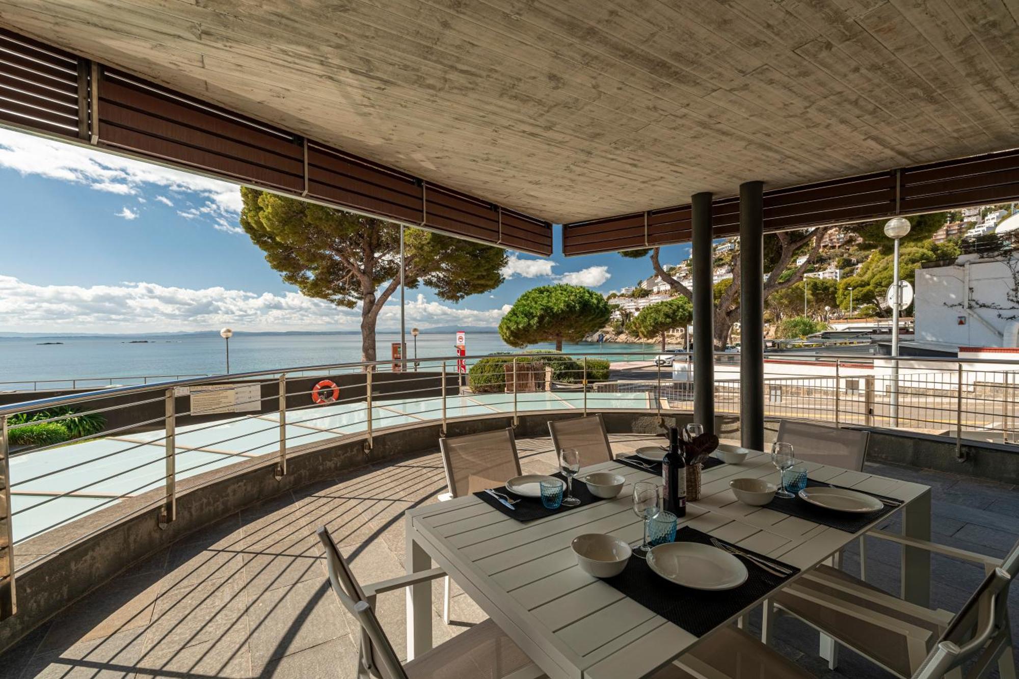 Apartamento Con Gran Terraza Delante Del Mar Росес Екстер'єр фото